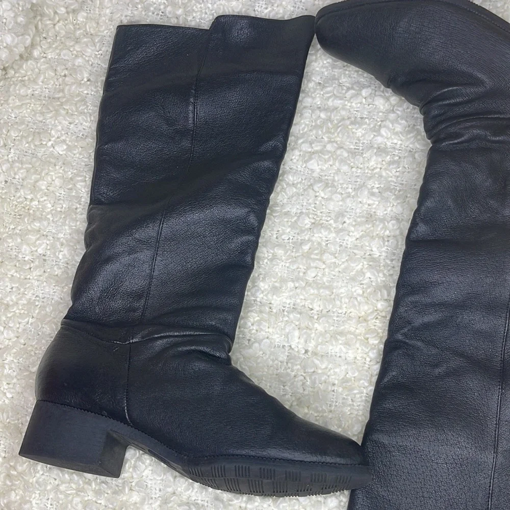 Women’s Basic Editions Leather Knee High Boots Size 8.5
